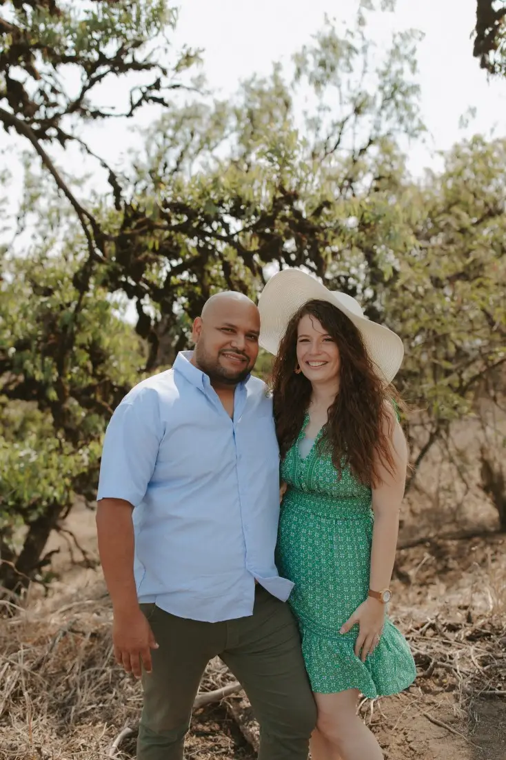 Lauren Manzano and her husband
