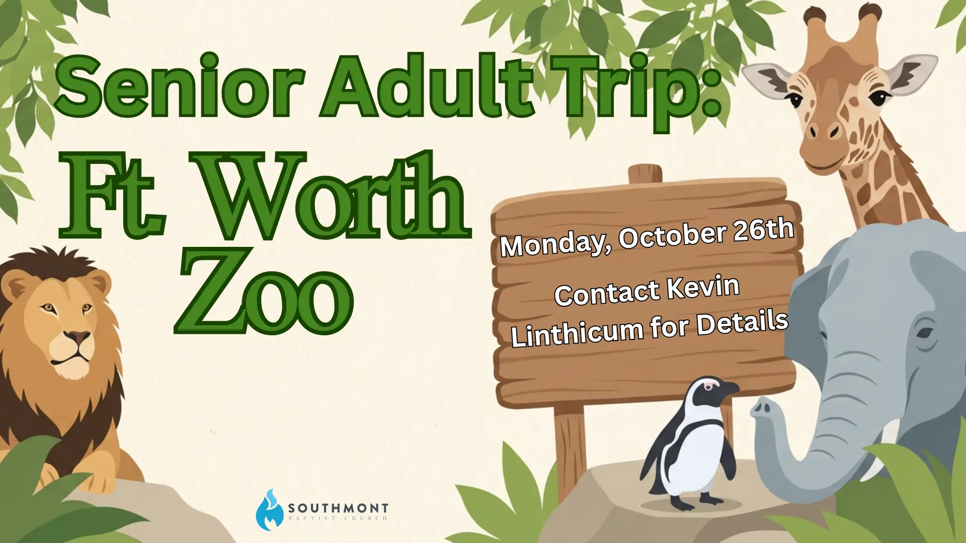Senior Adult Trip: FT Worth Zoo